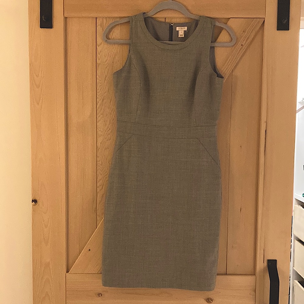 J crew gray dress